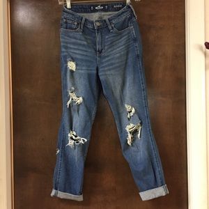 Juniors Hollister high rise mom jeans